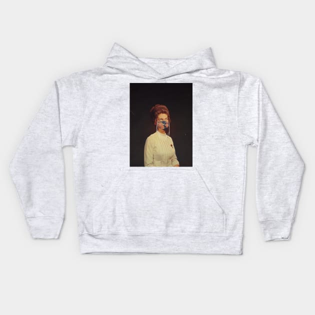 Portrait XX Kids Hoodie by FrankMoth